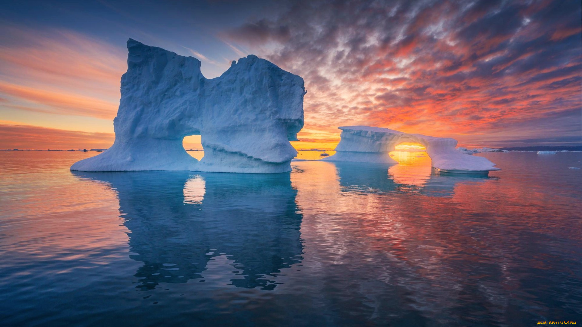 disko bay, greenland, ,   , disko, bay